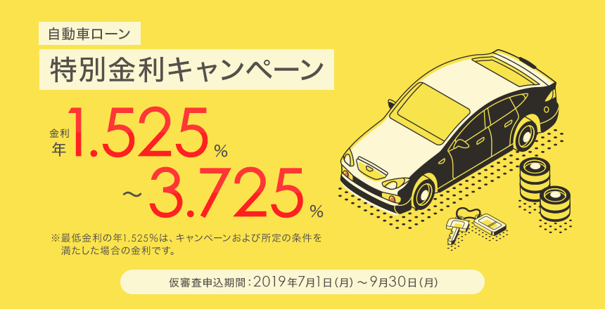 自動車ローン 特別金利キャンペーン Neobank 住信sbiネット銀行