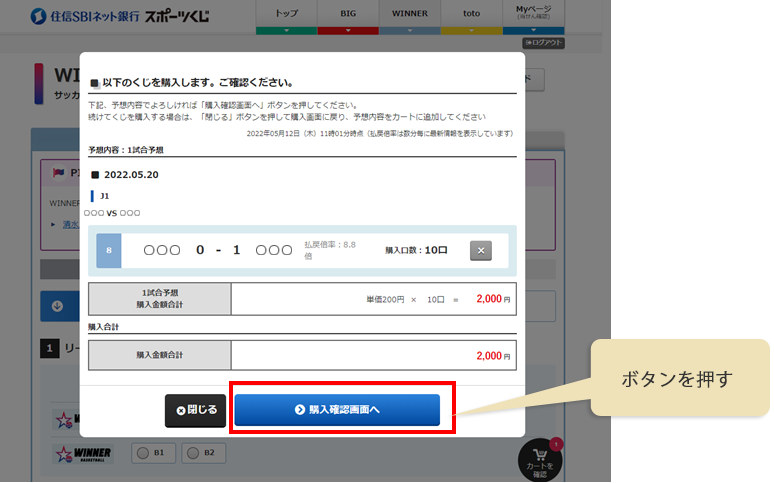 WINNERとは｜住信SBIネット銀行スポーツくじ 目指せ高額当せん！