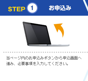 STEP1 お申込み